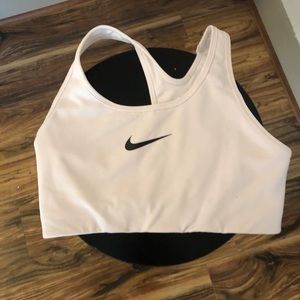 White Nike Sports Bra